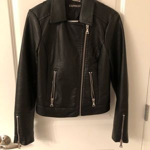 Express Black Leather Jacket